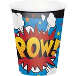 Bekertjes Superhelden POW 8 stuks