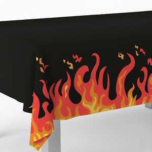 Tafelkleed vuur vlammen 120cm x 180cm
