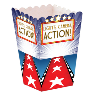 Snackbakjes Lights Camera Action 5 stuks