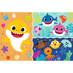 Puzzel Baby Shark Super Giant met kleurboek Puzzel Baby Shark Super Giant met kleurboek