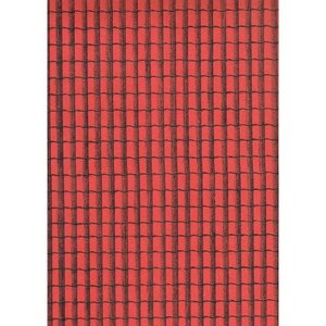 Knutselpapier dakpannen 2 vellen 50cm x 70cm Knutselpapier dakpannen 2 vellen 50cm x 70cm