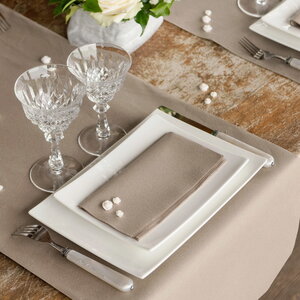 Servetten zwart luxe airlaid 20 stuks