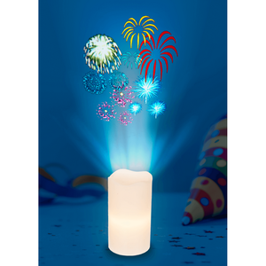 Projector met verwisselbare afbeeldingen Op is Op