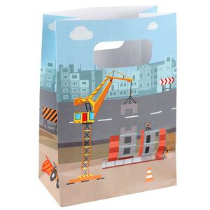 Feestzakjes bouwvakkers papier 10 stuks