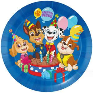 Paw Patrol Party Kartonnen Bordjes 23 cm 8 stuks