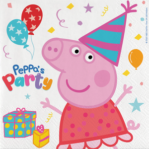 Servetten Peppa Pig Party 20 stuks Servetten Peppa Pig Party 20 stuks