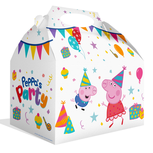 Lunch cadeau box Peppa en George 4 stuks Lunch cadeau box Peppa en George 4 stuks