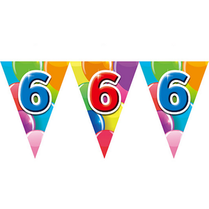 6 jaar vlaggenlijn dubbelzijdig bedrukt 6 jaar vlaggenlijn dubbelzijdig bedrukt