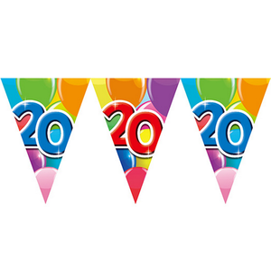 20 jaar vlaggenlijn dubbelzijdig bedrukt 20 jaar vlaggenlijn dubbelzijdig bedrukt