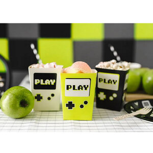 Snack Popcorn Bakjes Game Play 6 stuks