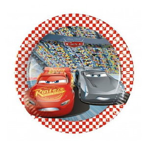 Gebaksbordjes Cars 8 stuks