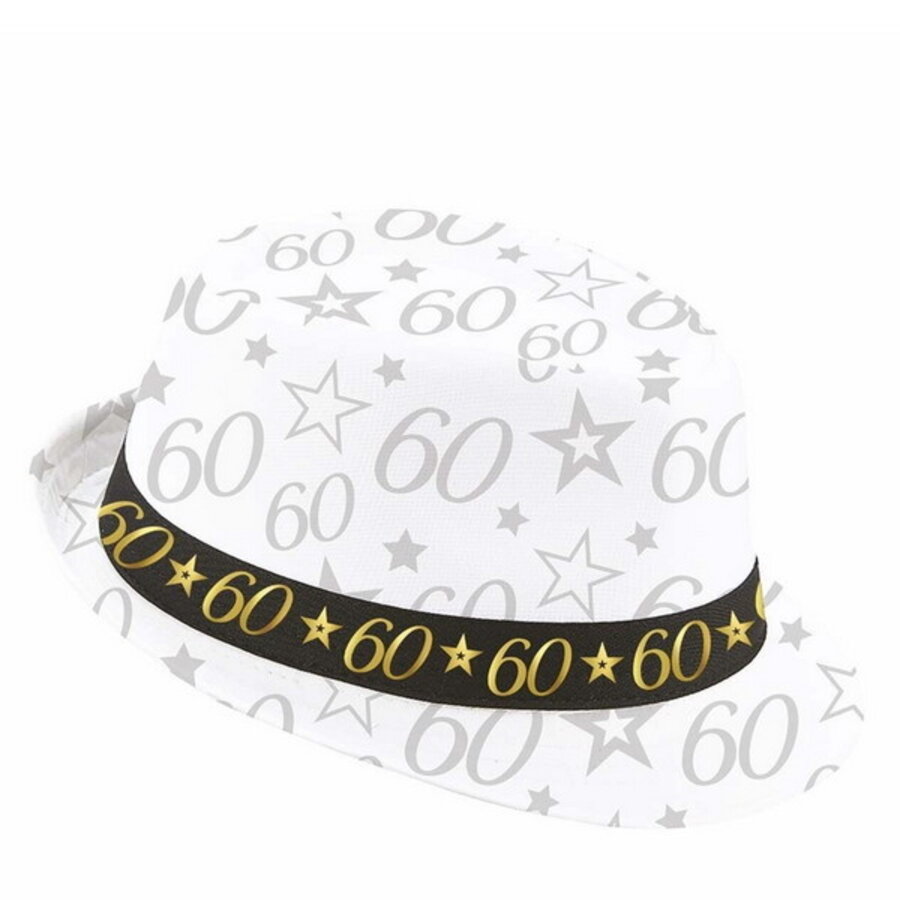 Hoedje 60 jaar stars