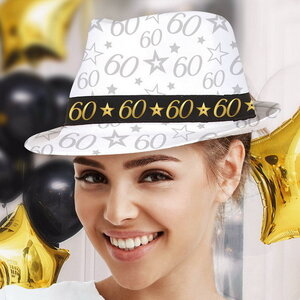 Hoedje 60 jaar stars Hoedje 60 jaar stars