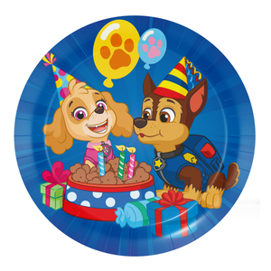 Gebaksbordjes Paw Patrol Party 8 stuks Gebaksbordjes Paw Patrol Party 8 stuks