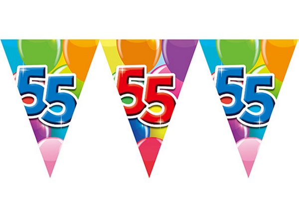 55 jaar versiering voor verjaardag of jubilea