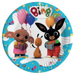 Ciao Bordjes Bing blauw 8 stuks Ciao Bordjes Bing blauw 8 stuks