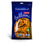 Ballonnen Honing oranje 100 stuks