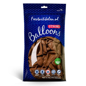 Ballonnen Mokka 100 stuks
