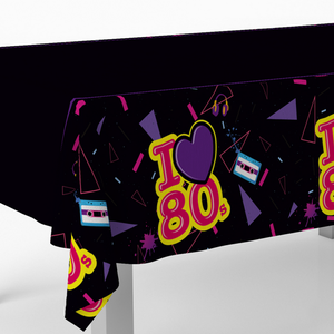 Tafelkleed I LOVE 80's