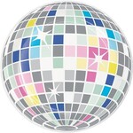 Gebaksbordjes Discobal 8 stuks