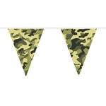 Vlaggenlijn Camouflage 10 meter