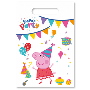 Feestzakjes Peppa Pig Party 6 stuks Feestzakjes Peppa Pig Party 6 stuks