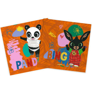 Ciao Servetten Bing 2024 oranje 20 stuks Ciao Servetten Bing 2024 oranje 20 stuks