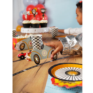 Uitnodigingskaarten Fire Wheels 6 stuks Uitnodigingskaarten Fire Wheels 6 stuks