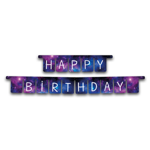 Letterslinger Galaxy Happy Birthday 3 meter Letterslinger Galaxy Happy Birthday 3 meter