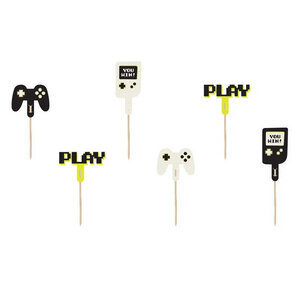 Prikkers Play 6 stuks groen wit zwart