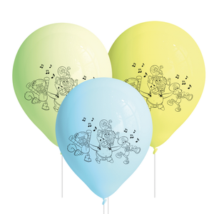 Ballonnen Spongebob PARTY 8 stuks Ballonnen Spongebob PARTY 8 stuks