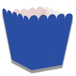 Snackbakjes mini blauw 12 stuks