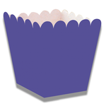 Snackbakjes mini paars 12 stuks