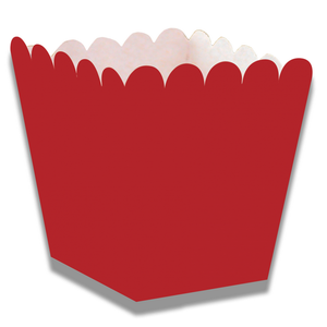 Snackbakjes mini rood 12 stuks