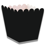 Snackbakjes mini zwart 12 stuks
