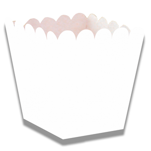 Snackbakjes mini wit 12 stuks Snackbakjes mini wit 12 stuks