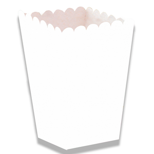 Snackbakjes wit 12 stuks Snackbakjes wit 12 stuks