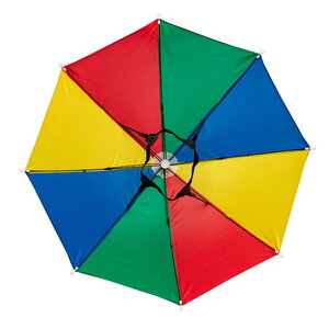 Paraplu hoed met 4 kleuren Paraplu hoed met 4 kleuren