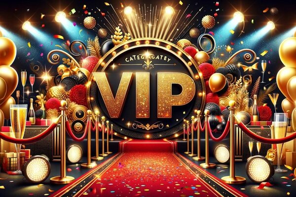 VIP versiering voor een stijlvolle party