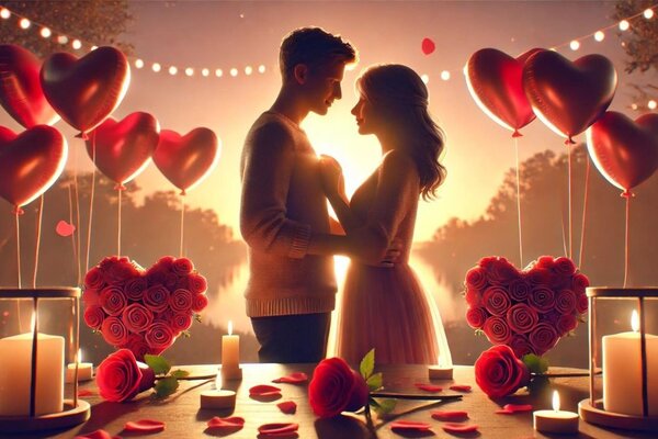 Valentijn versiering