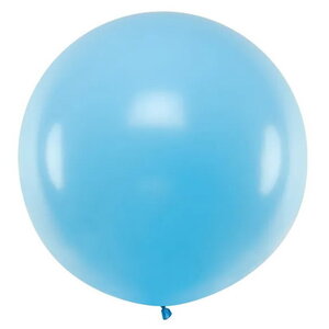 Ballon jumbo lichtblauw 90cm