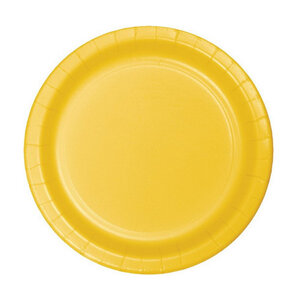 Gebaksbordjes geel 8 stuks Gebaksbordjes geel 8 stuks