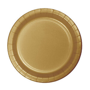 Gebaksbordjes goudkleurig 8 stuks