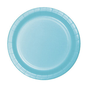 Gebaksbordjes lichtblauw 8 stuks Gebaksbordjes lichtblauw 8 stuks