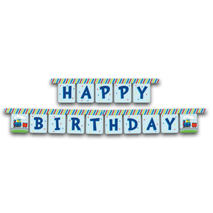 Letterslinger Trein happy birthday 3 meter