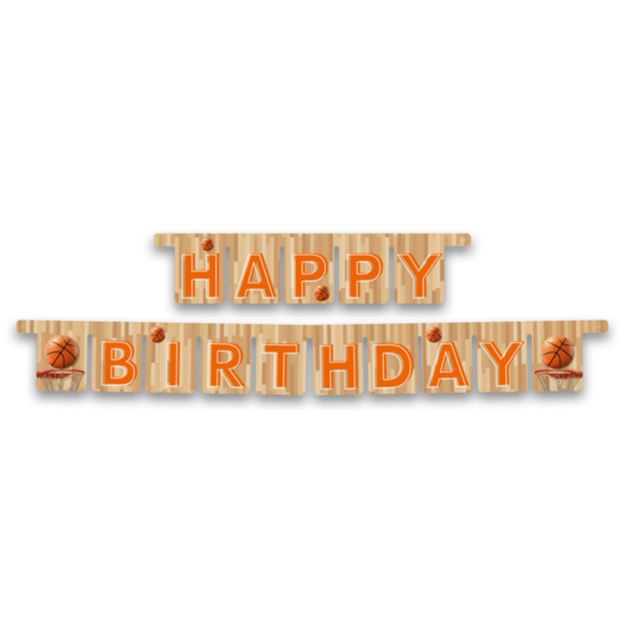 Letterslinger Basketbal papier 3 meter