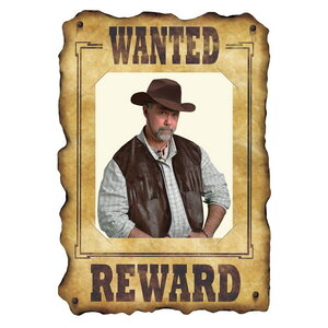 Wanted Reward Sign Wanted Reward Sign