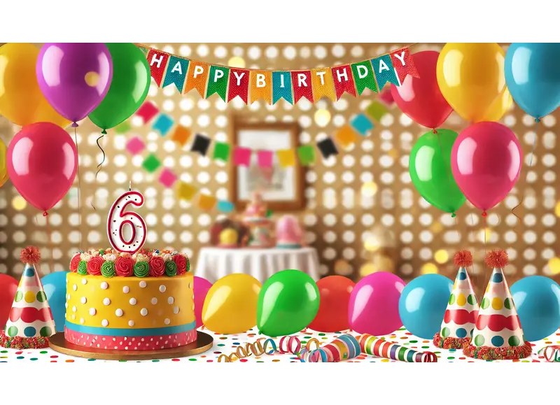 6 jaar versiering voor een 6 jaar verjaardag 6 jaar versiering voor een 6 jaar verjaardag