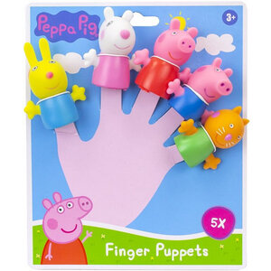 Vingerpoppetjes Peppa & Friends 5 stuks Vingerpoppetjes Peppa & Friends 5 stuks