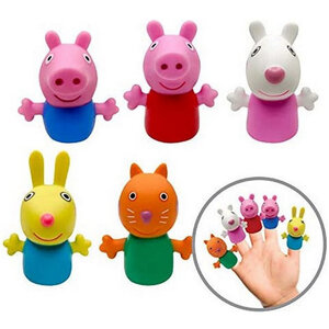 Vingerpoppetjes Peppa & Friends 5 stuks